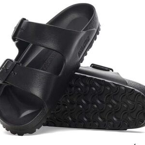Birkenstock Black Two-Strap Sandals